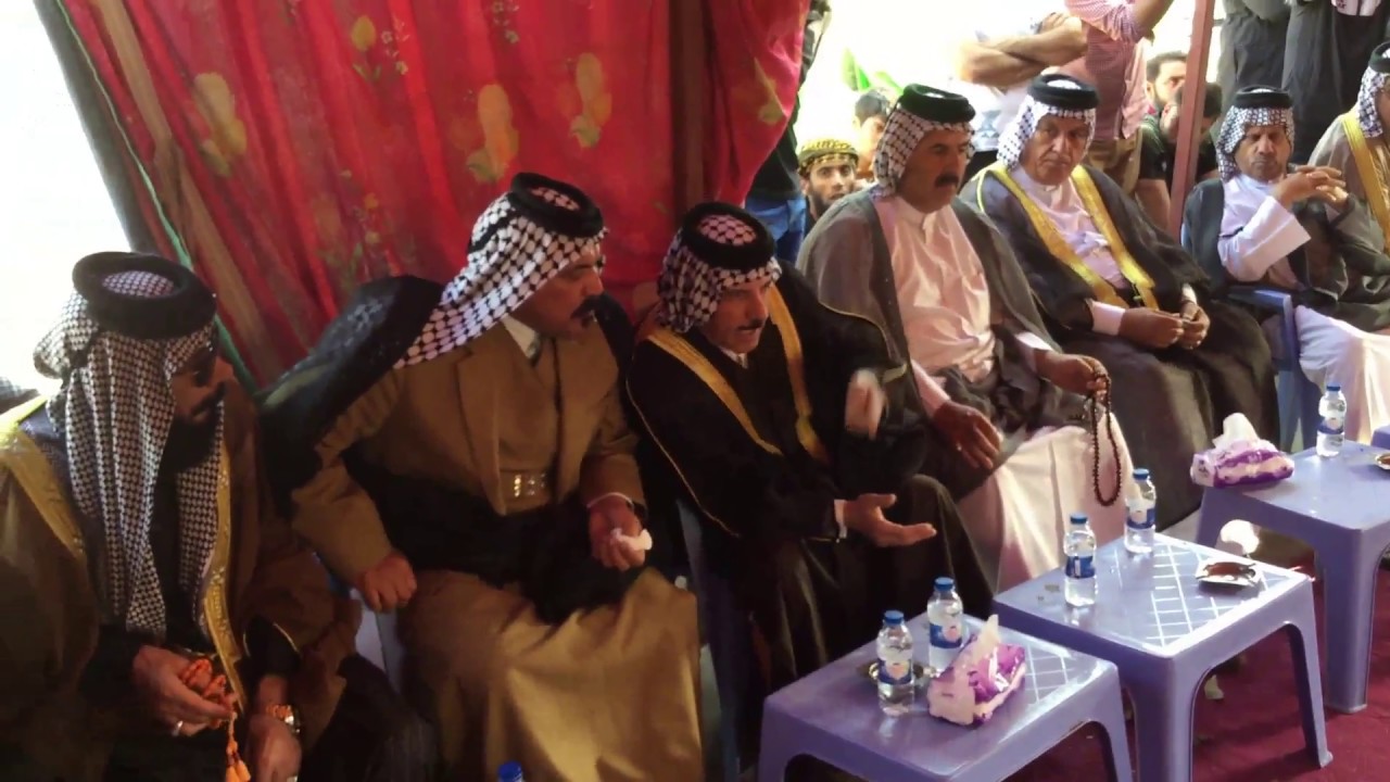 بحضور أمير قبيلة كنانه الشيخ عدنان الدنبوس تم الفصل بين قبيلة كنانه والبومحمد  20/10/2017