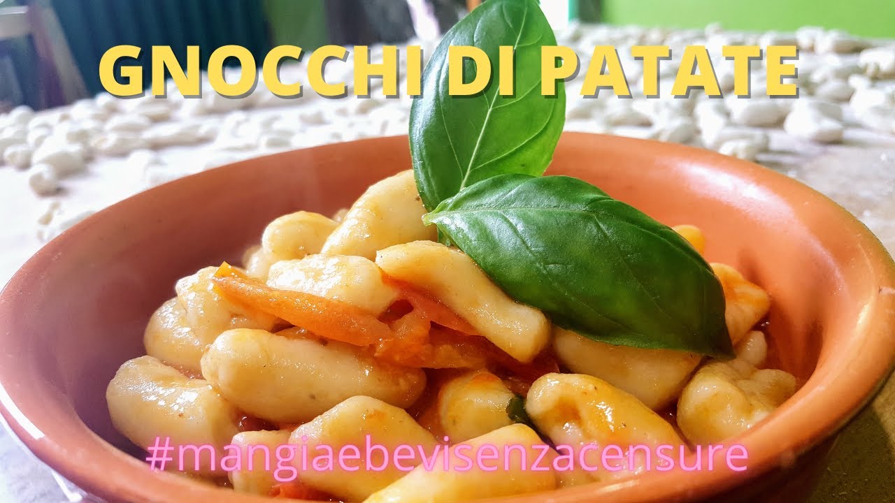 GNOCCHI DI PATATE #mangiaebevisenzacensure