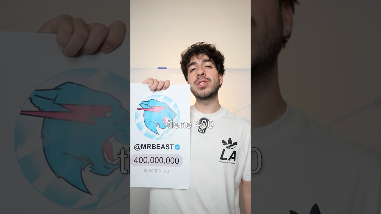 Tuve m&aacute;s suscriptores que MrBeast.