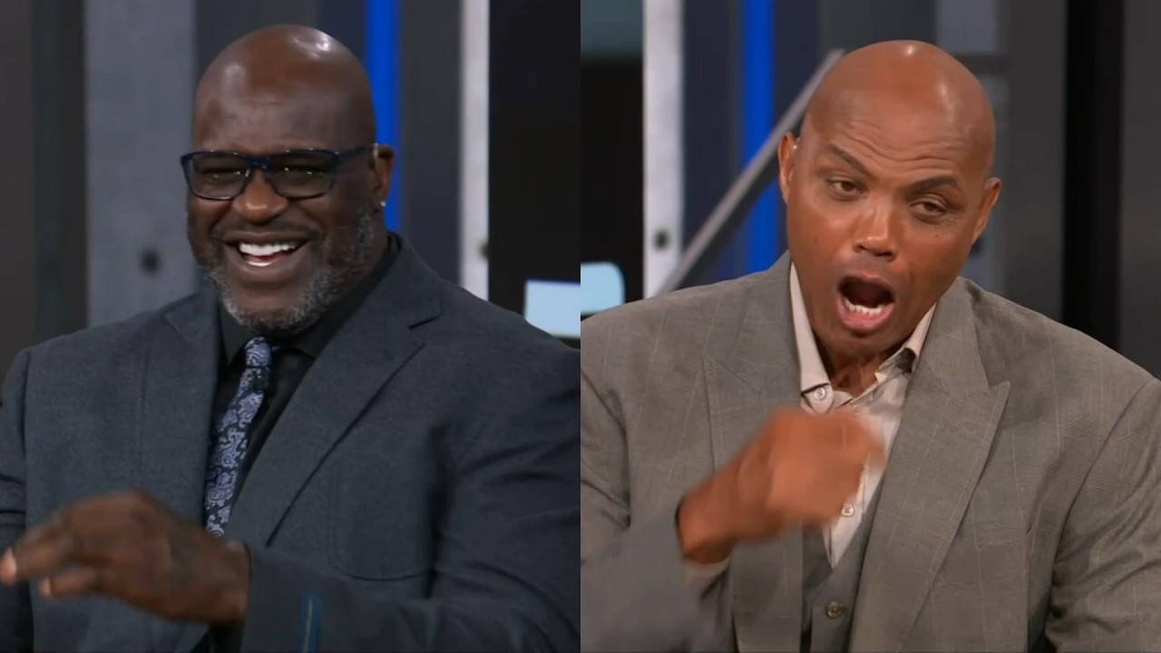 Charles Barkley has Shaq losing it talking about San Antonio again 😂