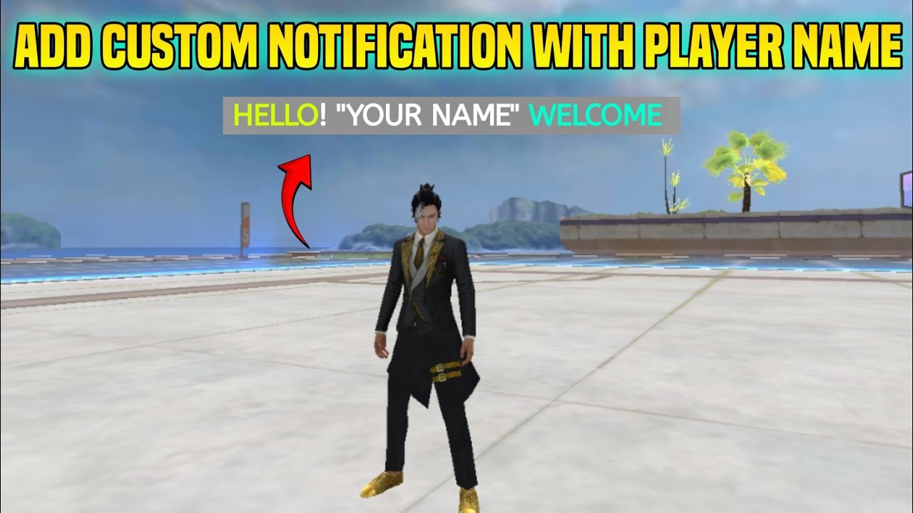 Add Custom Notification With Player Name | Custom Notification Script | PAC Gaming World 