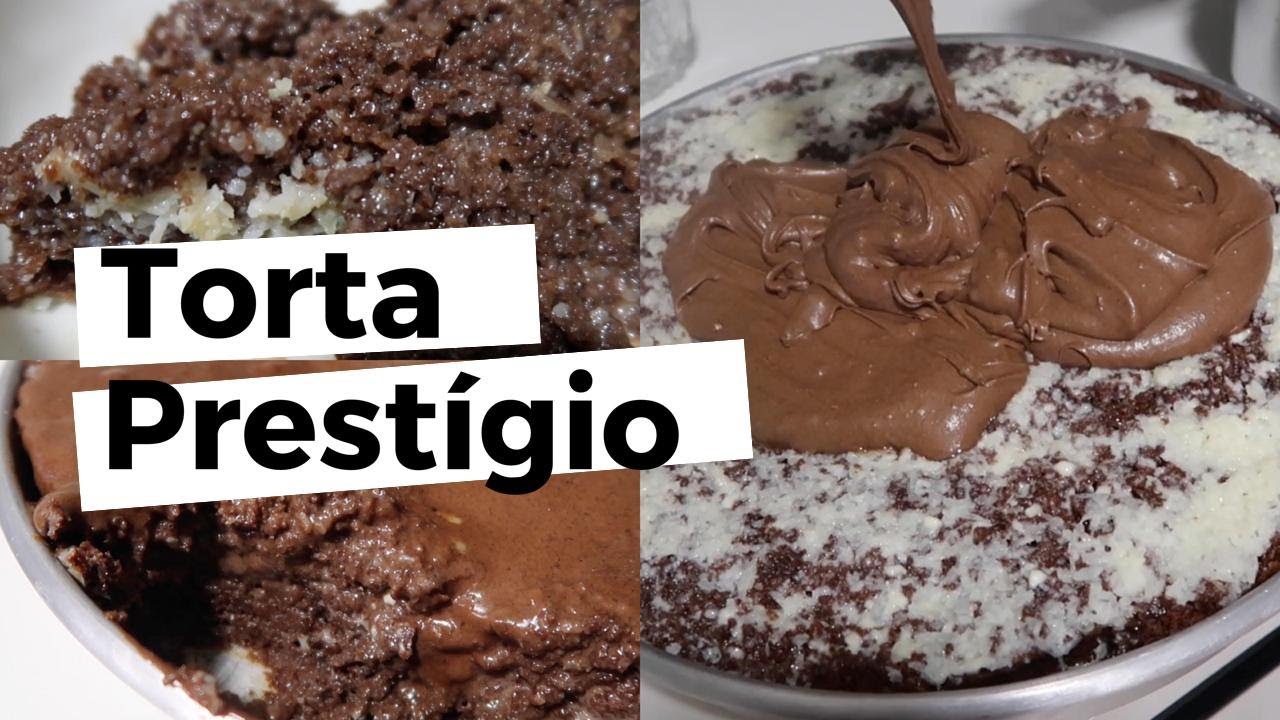🍫🥥TORTA DE PRESTÍGIO DELICIOSA E FÁCIL DE FAZER | COBERTURA NÃO VAI AO FOGO!