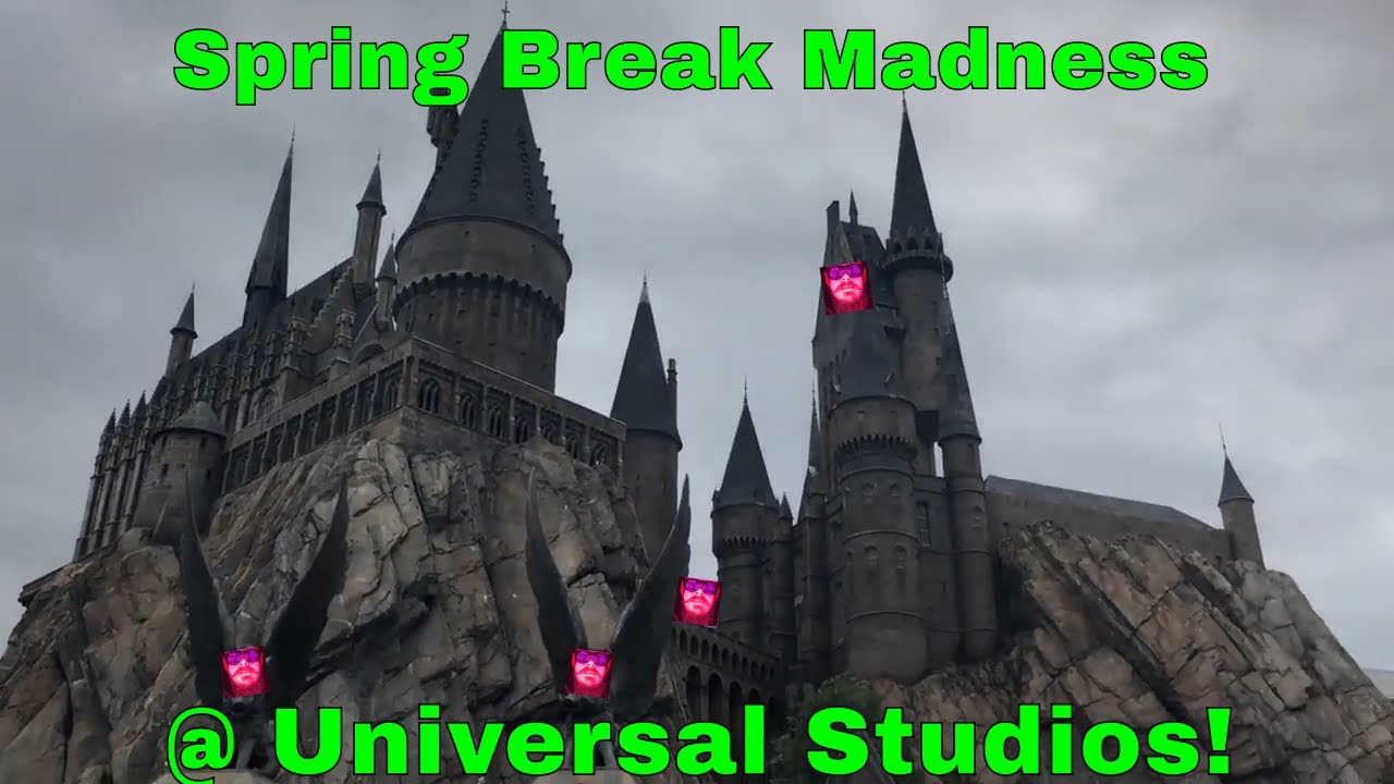 Spring Break Madness at Universal Studios   My last day in Orlando