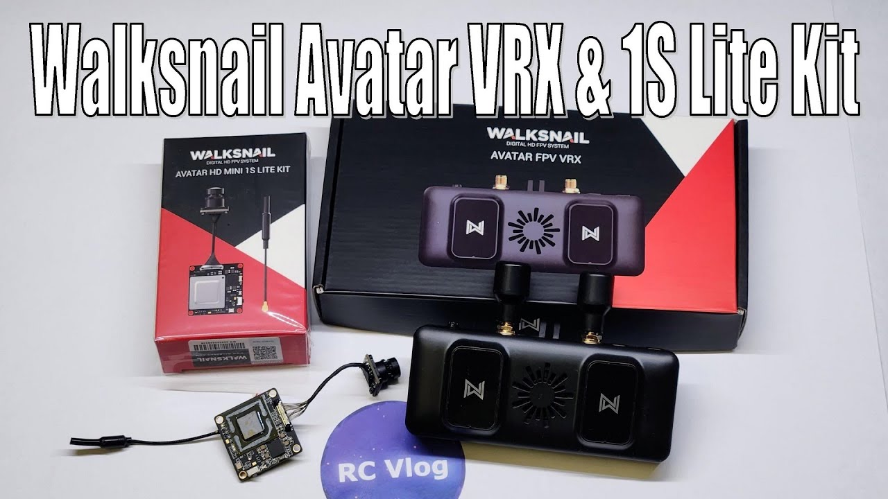 Walksnail Avatar VRX & 1S Lite Kit. Цифровая FPV HD видеосистема