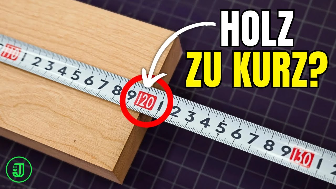 👉 So einfach kannst du ZU KURZE HOLZBRETTER VERLÄNGERN! 😲🤩 | Jonas Winkler