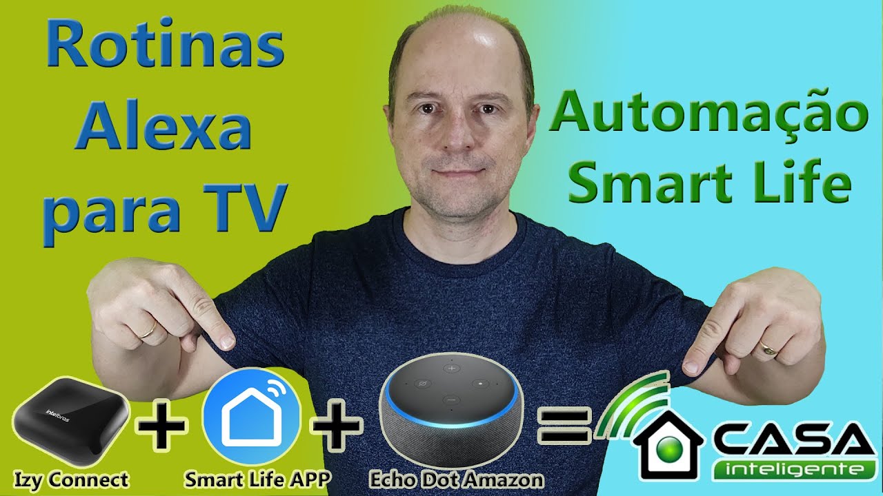 Automação Smart Life Cenas e Rotinas na Alexa para controlar sala de tv