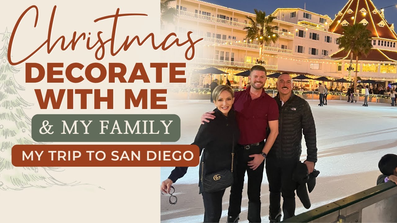 #christmasdecoratewithme | Rebecca decorates her family's homes for Christmas