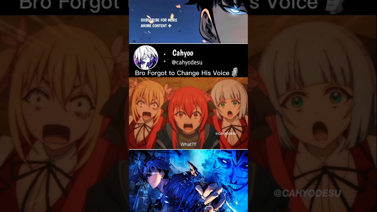 Bro Forgot to Change His Voice🗿| Anime : The Iceblade Sorcerer Shall Rule the World #anime