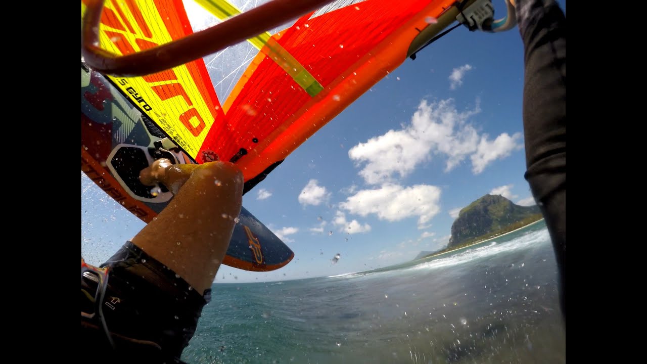 Windsurfing One Eye Mauritius - GoPro Raw Footage