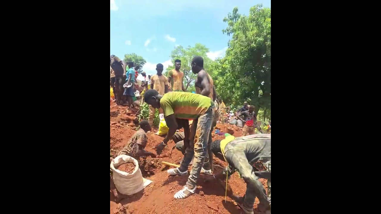 Gold mining sites in Zambia , prospecting for Gold