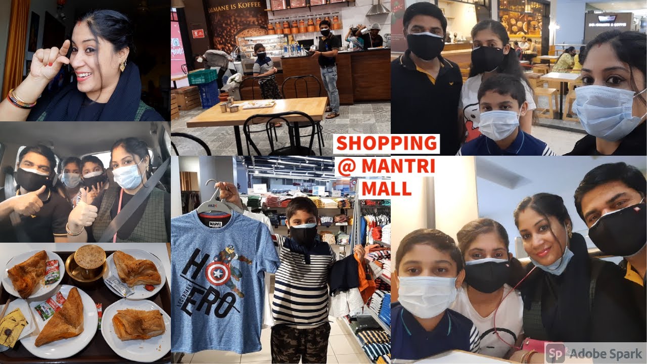 How We spent Evening @MANTRI MALL Bangalore || Shopping @MAX Fashion After LOCK DOWN, KALMANE KOFFEE