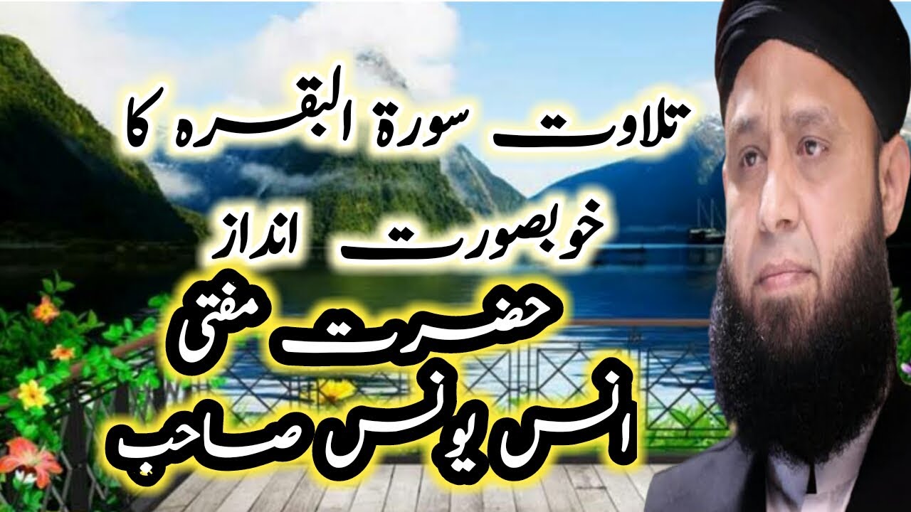 surah al baqarah tilawat by mufti ANAS YOUNUS|| VOICE OF RELIGIOUS|| tilawat quran pak surah baqarah