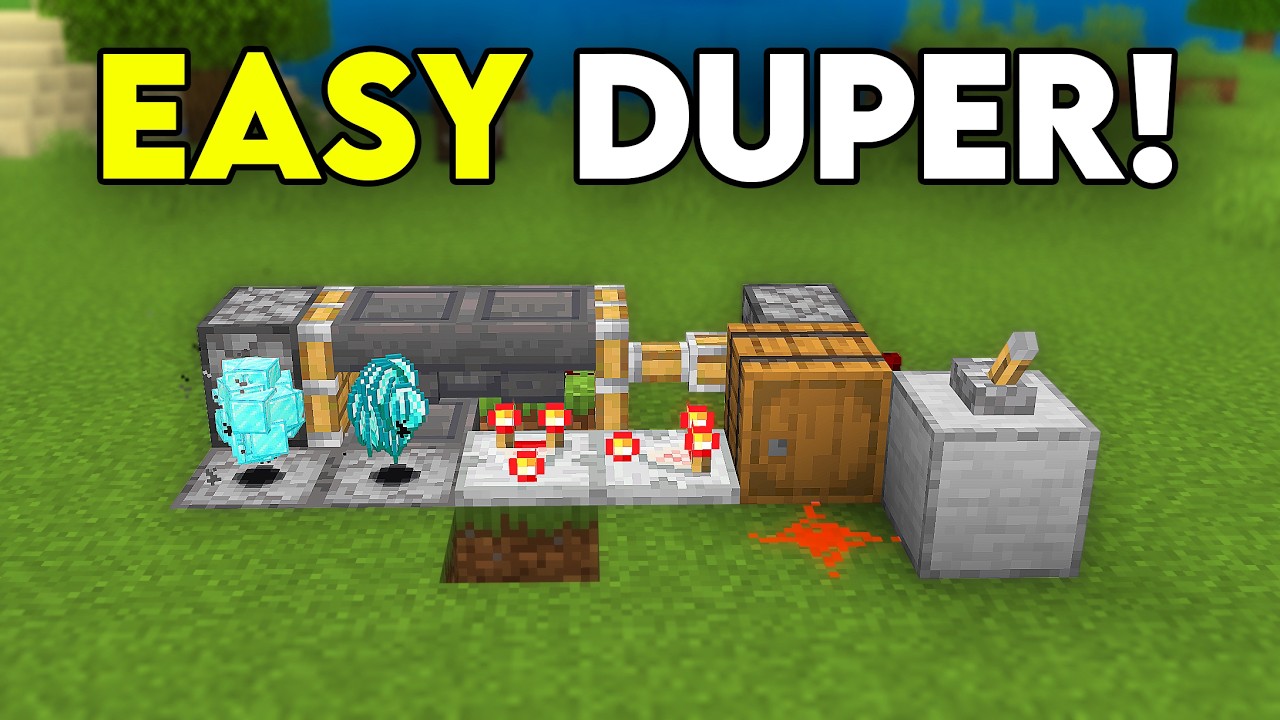 EASY ITEM DUPING SYSTEM in Minecraft Bedrock 26.4+!