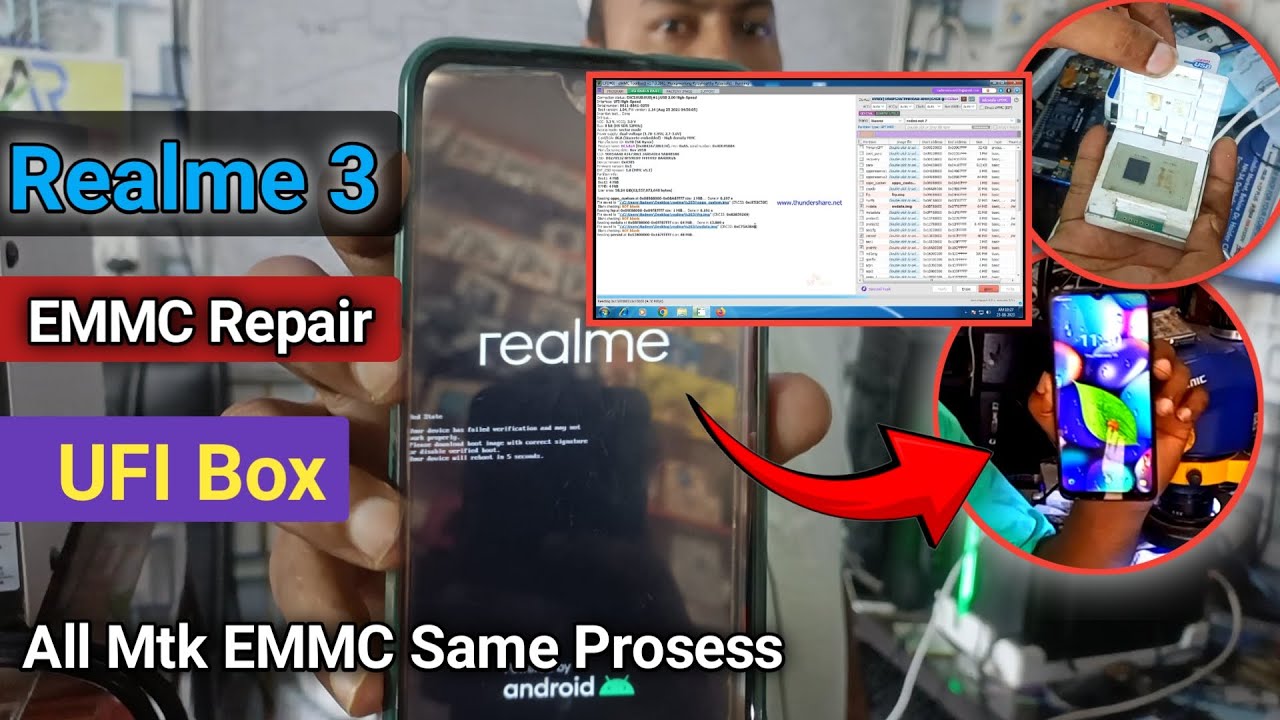 Realme 3 eMMC Repair Guide  MTK eMMC Repair with UFI Box