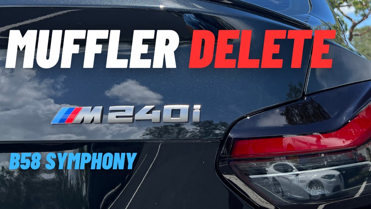 2023 BMW M240 Muffler Delete!! B58 Revs, Pulls, Downshifts, Pops & Launch Control