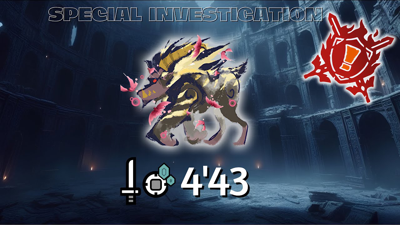 Special Investigation EX Furious Rajang 4'43 SnS | Sword & Shield - MH:Rise Sunbreak
