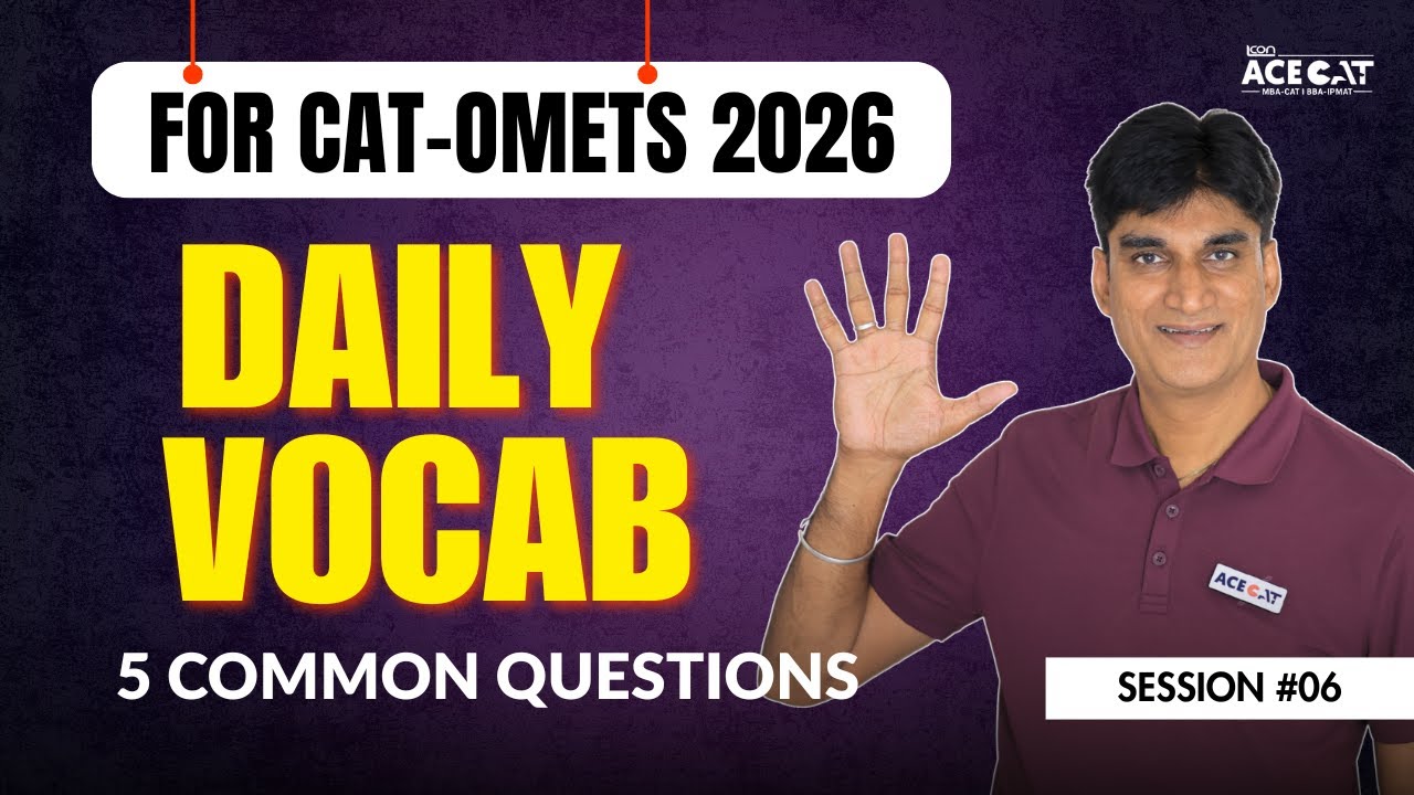Занятие №06 | Словарь для CAT и OMET 2026 | Ежедневная практика