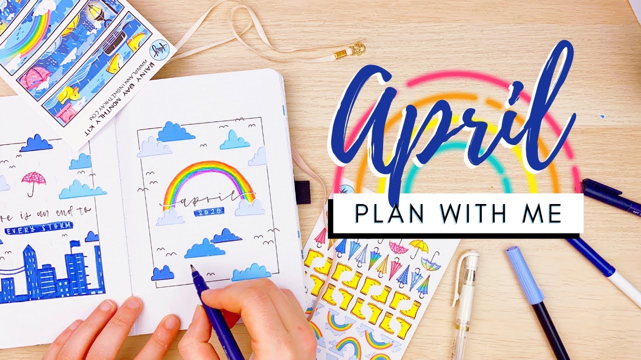 PLAN WITH ME || April 2020 Bullet Journal Setup