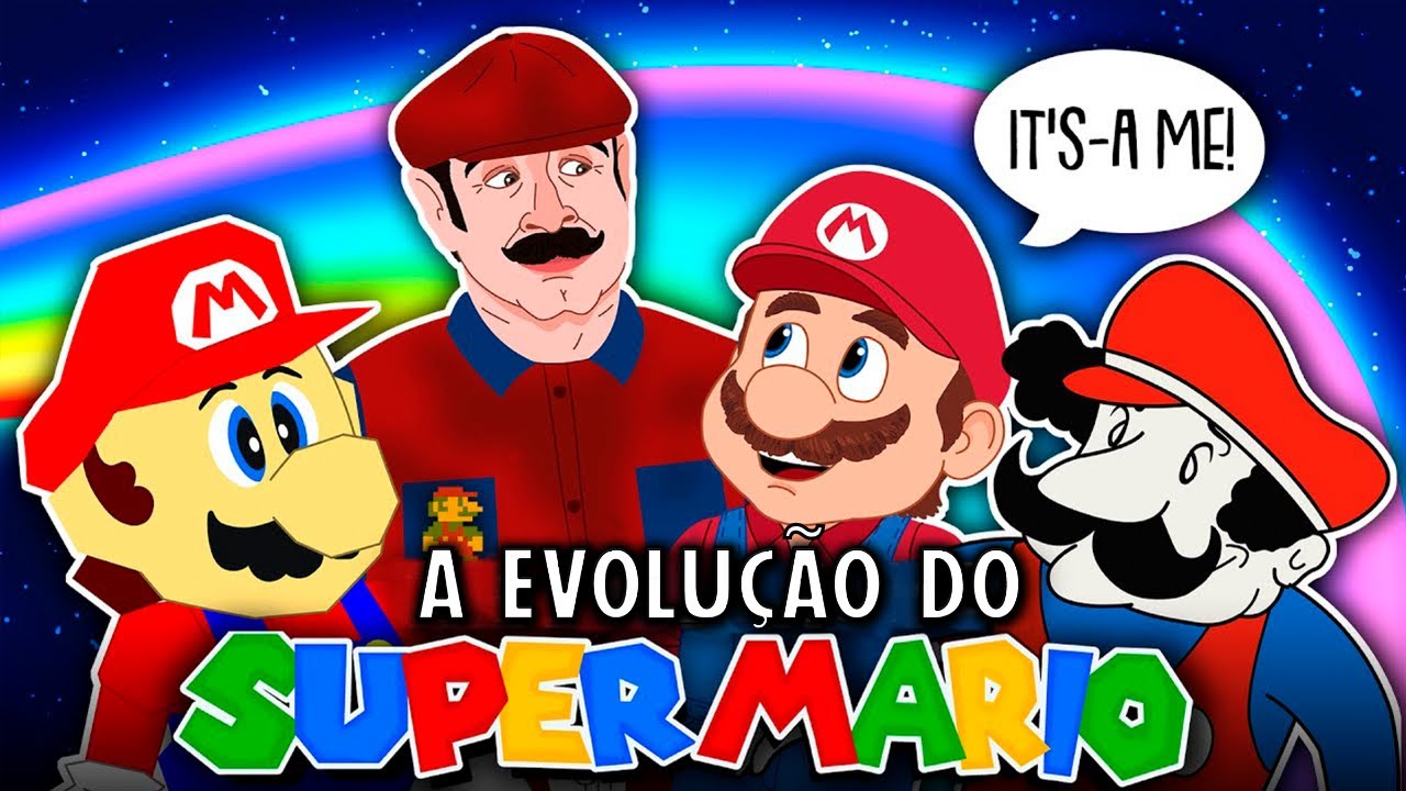 A Evolução do SUPER MARIO (Animação) Dublado