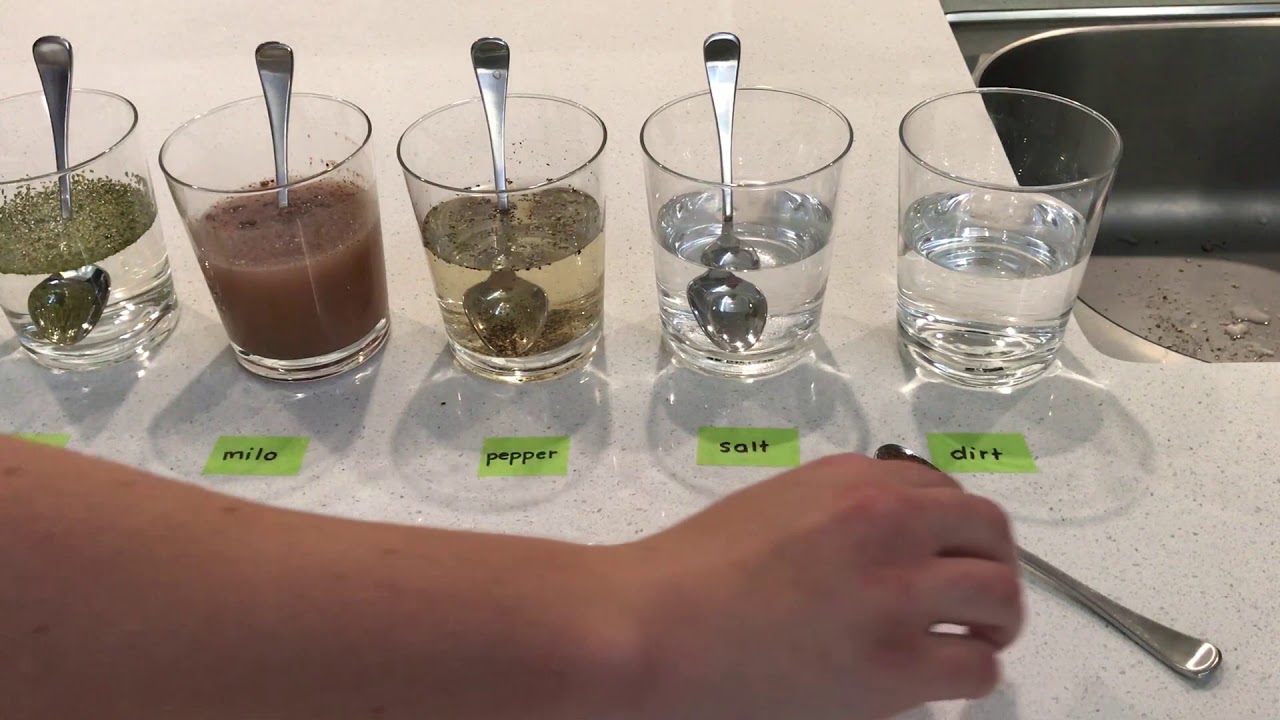 Science   Lesson 4   Mixing Solids into Liquids