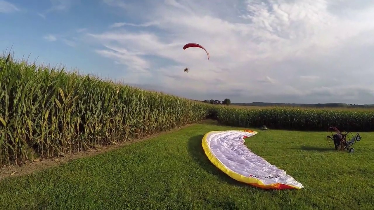 Full Reflex Dudek Universal 1.1 Catching the Mac Para Eden - Ohio Paramotor Trike Adventures