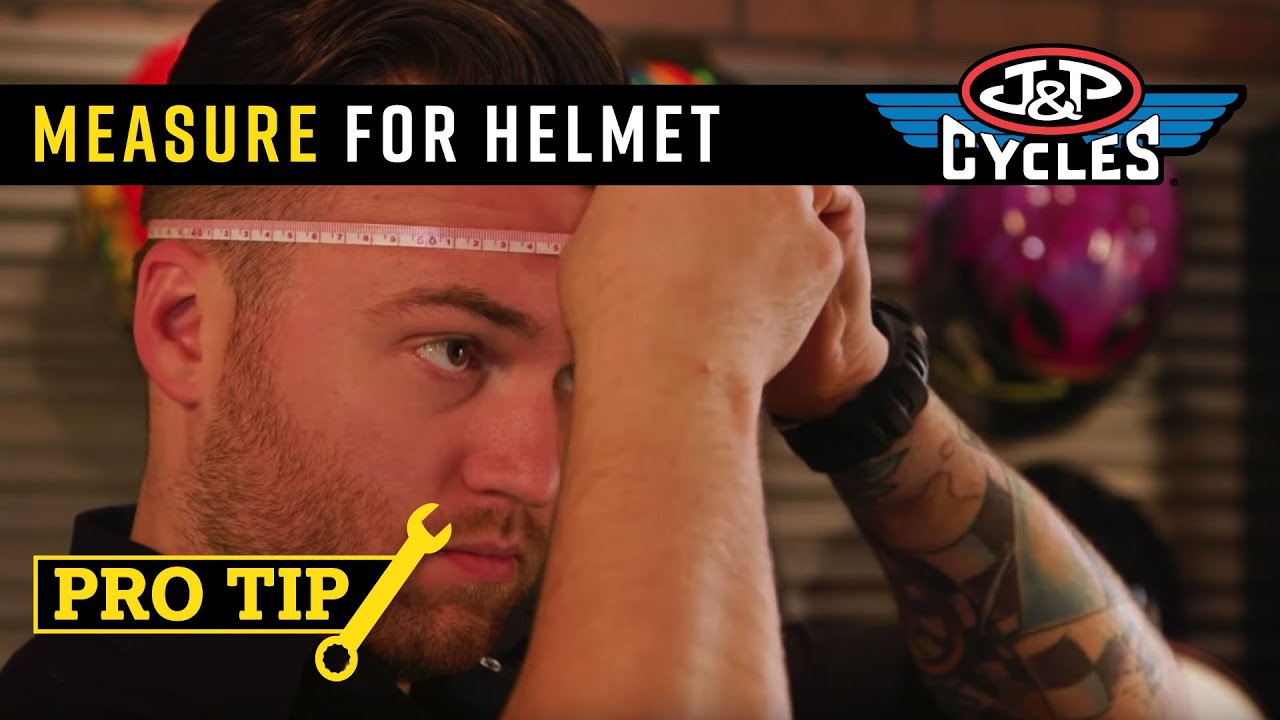 Measuring to Get the Right Size Helmet with J&P Cycles