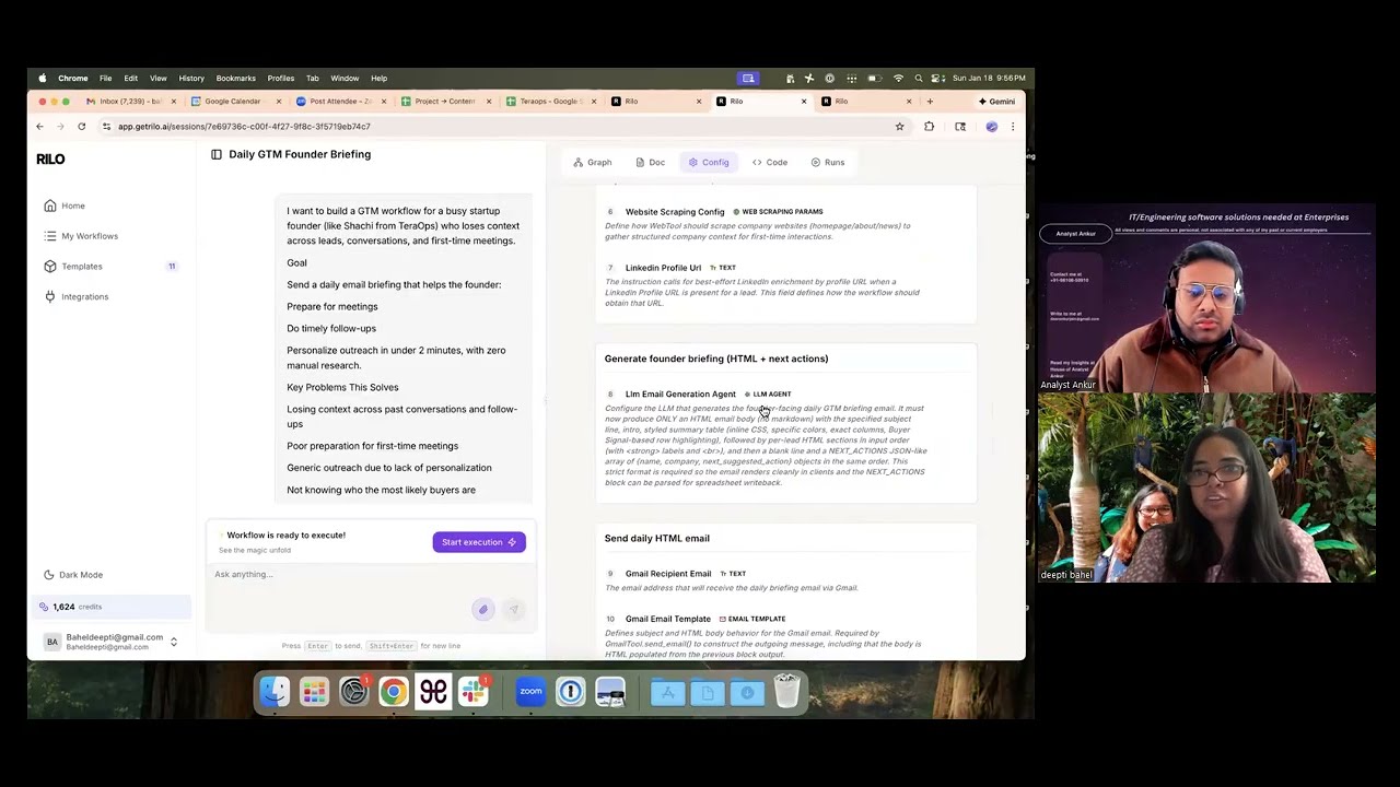 How Agentic AI workflows save time and cost for Founders | In conversation with Deepti Bahel | Rilo