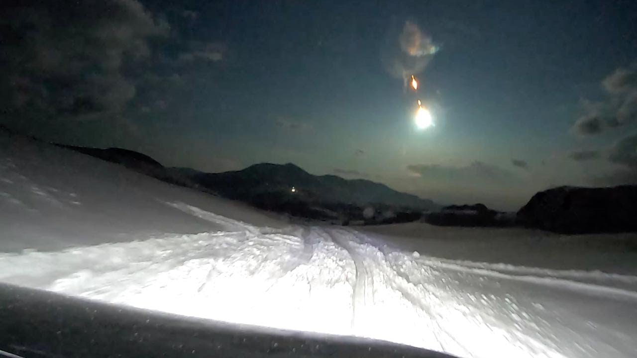 Falling Meteor Lights Up Night Sky