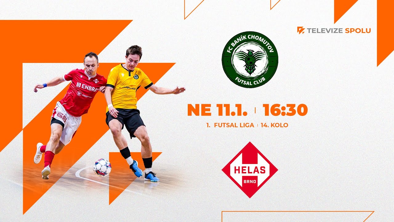 FUTSAL | Jungheinrich Ban&iacute;k Chomutov - Helas Brno (1. Futsal liga /14.kolo/2025-2026)