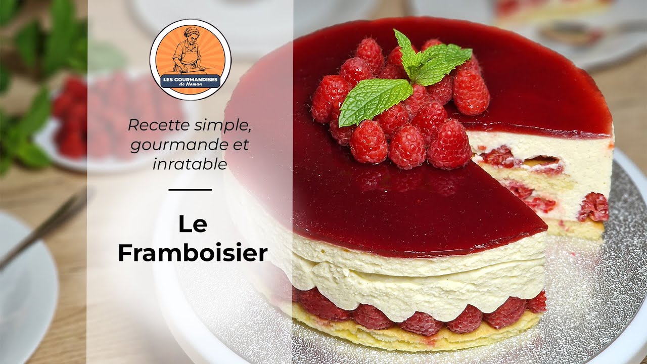 Le Meilleur Framboisier Maison à la Crème Diplomate (Recette Facile et Délicieuse !)