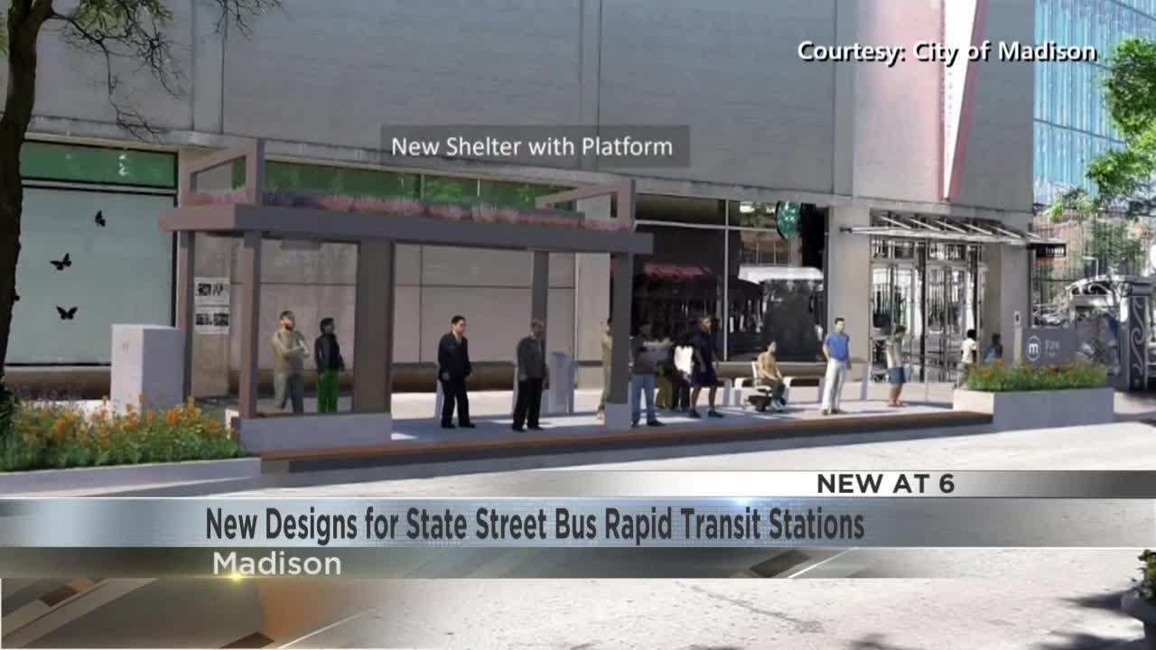 New Designs for State Street Bus Rapid Transit Stations