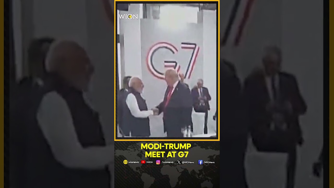G7 Summit 2026: PM Modi, Trump Seen Having Conversation in France | WION Shorts