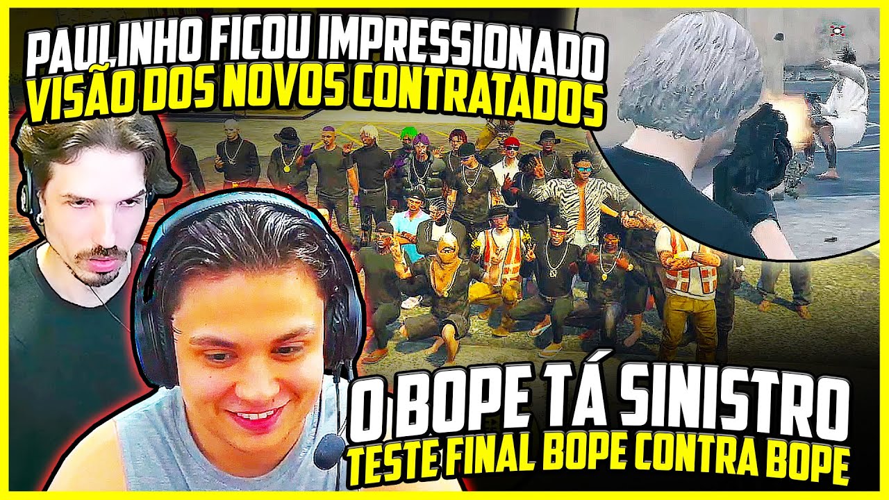 BOPE X BOPE!😱 PAULINHO o LOKO e BAGUAL TESTARAM os NOVOS CONTRATADOS do BOPE na CAPITAL CITY GTA RP