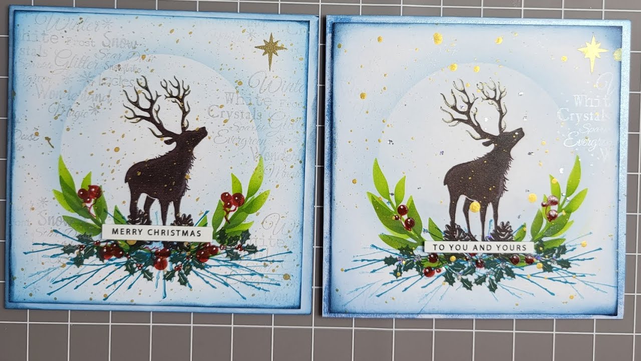 lavinia stamps Christmas wreath #58