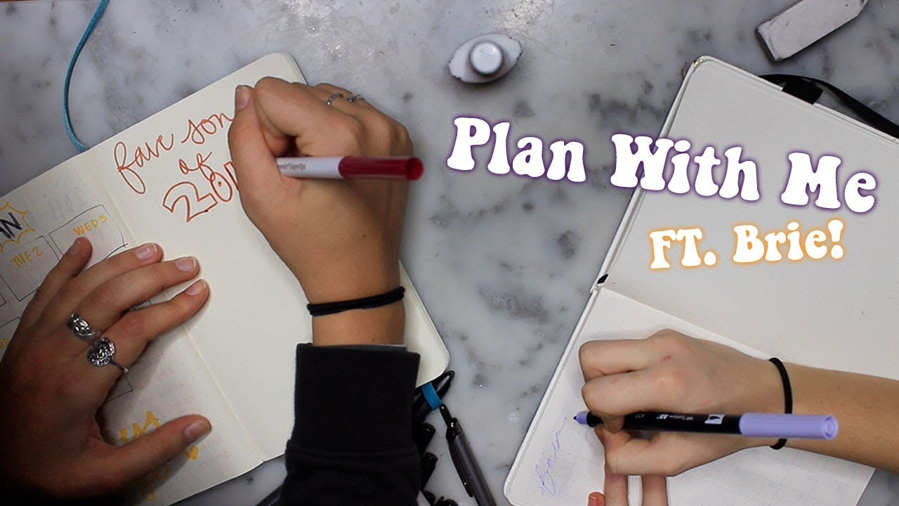 Bullet Journal Plan With Me 2018 FT. Brieezy Babe | TILLY BEE