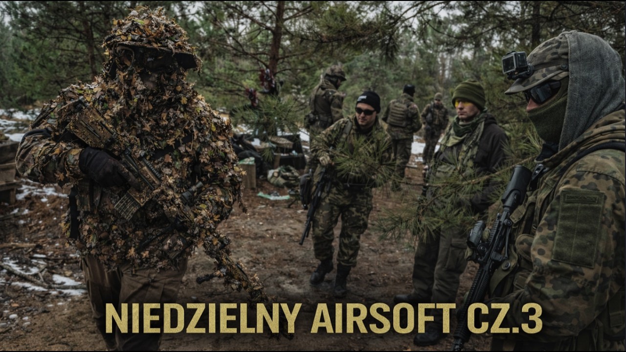 NIEDZIELNY AIRSOFT CZ.3 #AirsoftGameplay #airsoft  #military #asgaming #winter #asgaming #asg