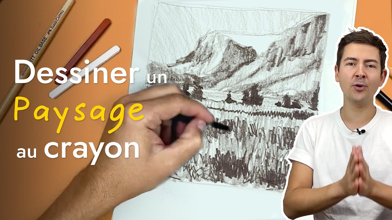 Dessiner un paysage au crayon grâce à des astuces incontournables