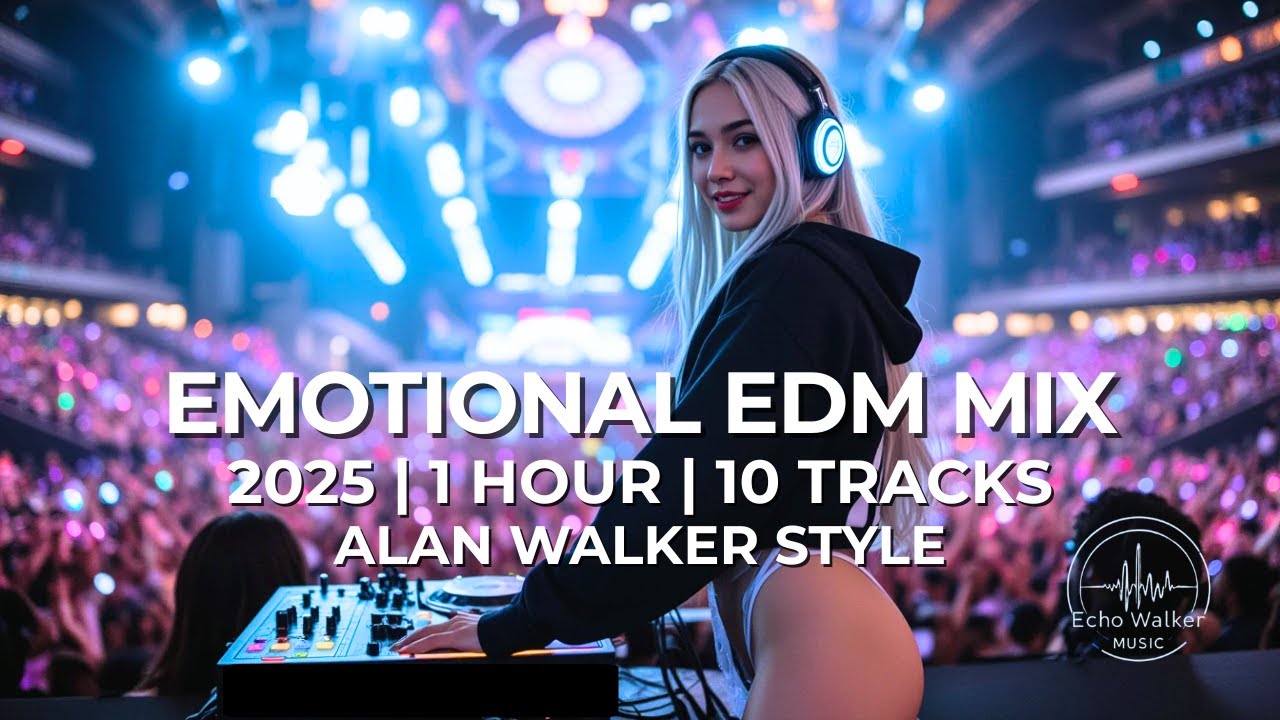 Emotional EDM Mix 2025 | Alan Walker Style | 1 Hour Nonstop