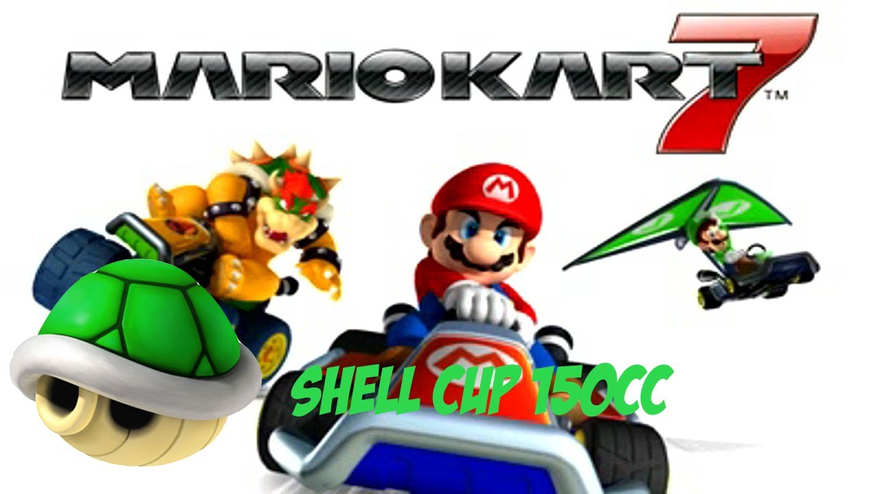 Mario Kart 7 - Shell Cup 150cc (No Commentary)