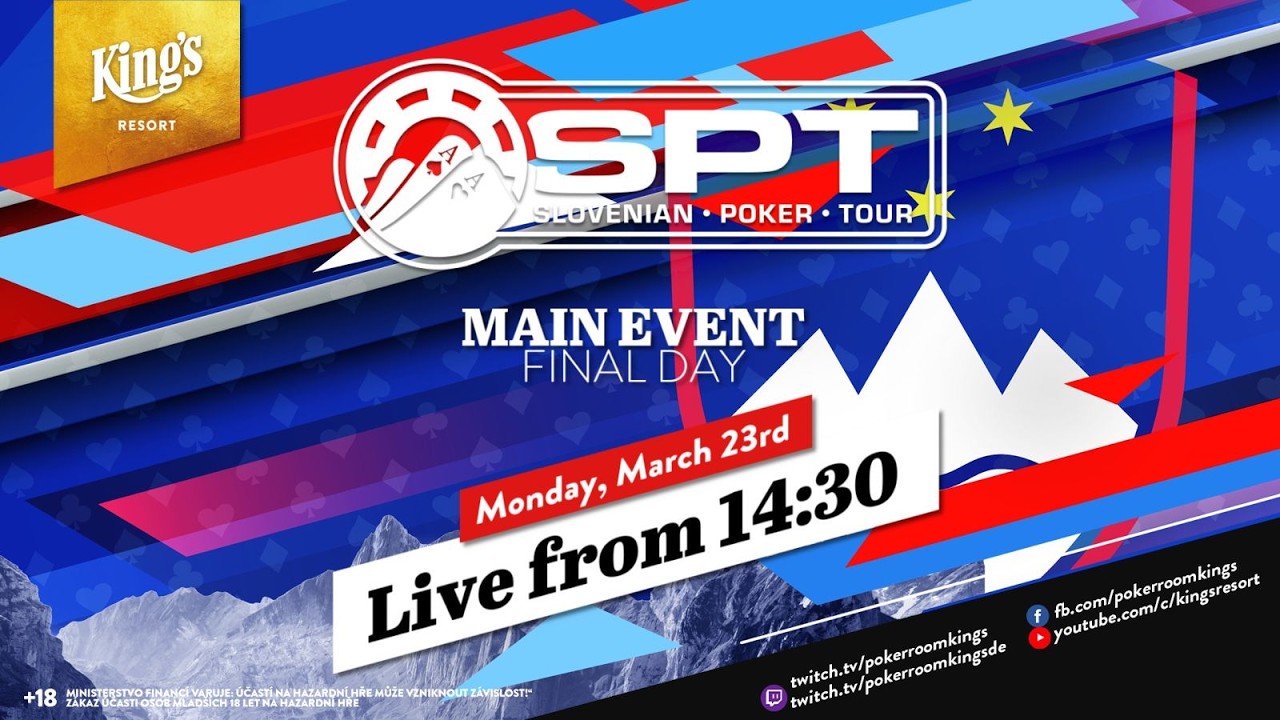 Final Day of &euro;300 Slovenian Poker Tour KK Half Million Masters live from King's Resort! -🎙LemonPoker