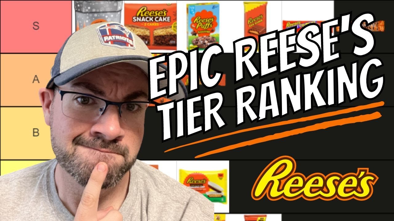 TIER RANKING REESE'S PEANUT BUTTER SNACKS | REESE'S PIECES | PB CUPS | CANDY BARS | E166