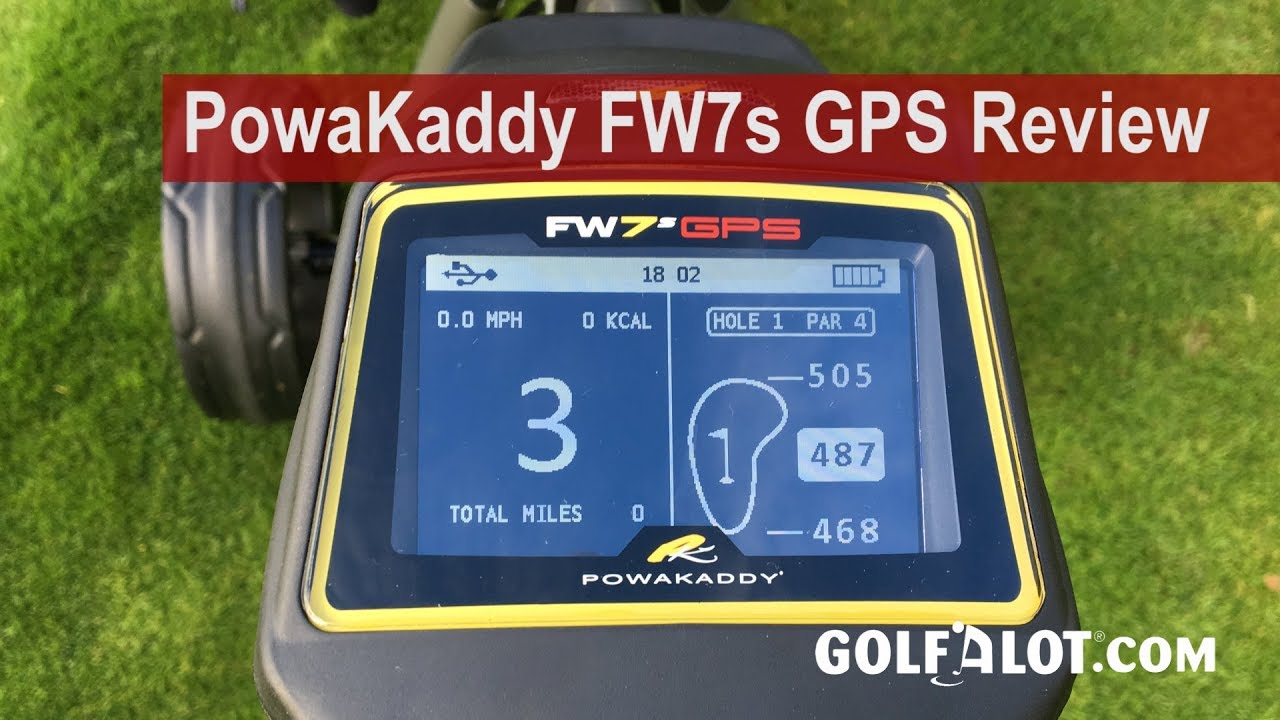 Обзор GPS-тележки PowaKaddy FW7s от Golfalot