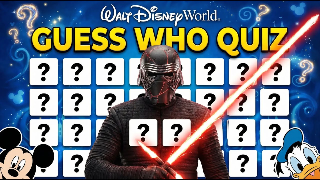 Walt Disney World Guess Who! Quiz | Orlando Florida