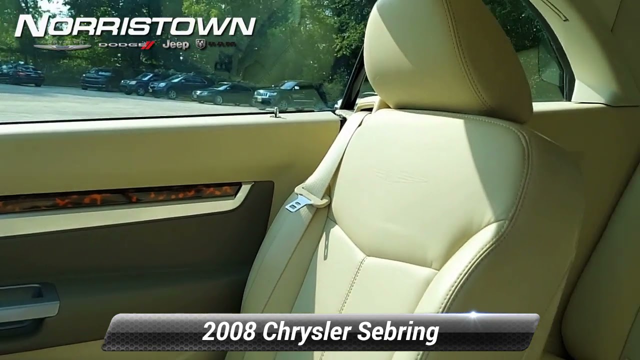 Used 2008 Chrysler Sebring Limited, Norristown, PA P0905