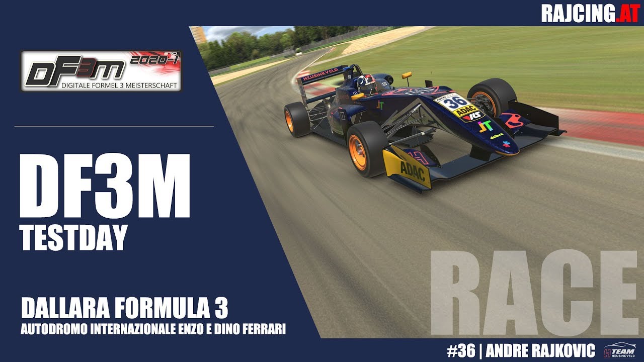Testrace // DF3M | Imola | Dallara Formula 3 | Team Heusinkveld | A.Rajkovic | Onboard