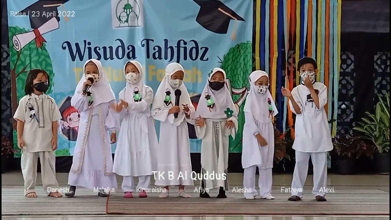 Wisuda Tahfidz TK Nurul Falaah Angkatan ke-3 Tahun Ajaran 2021-2022