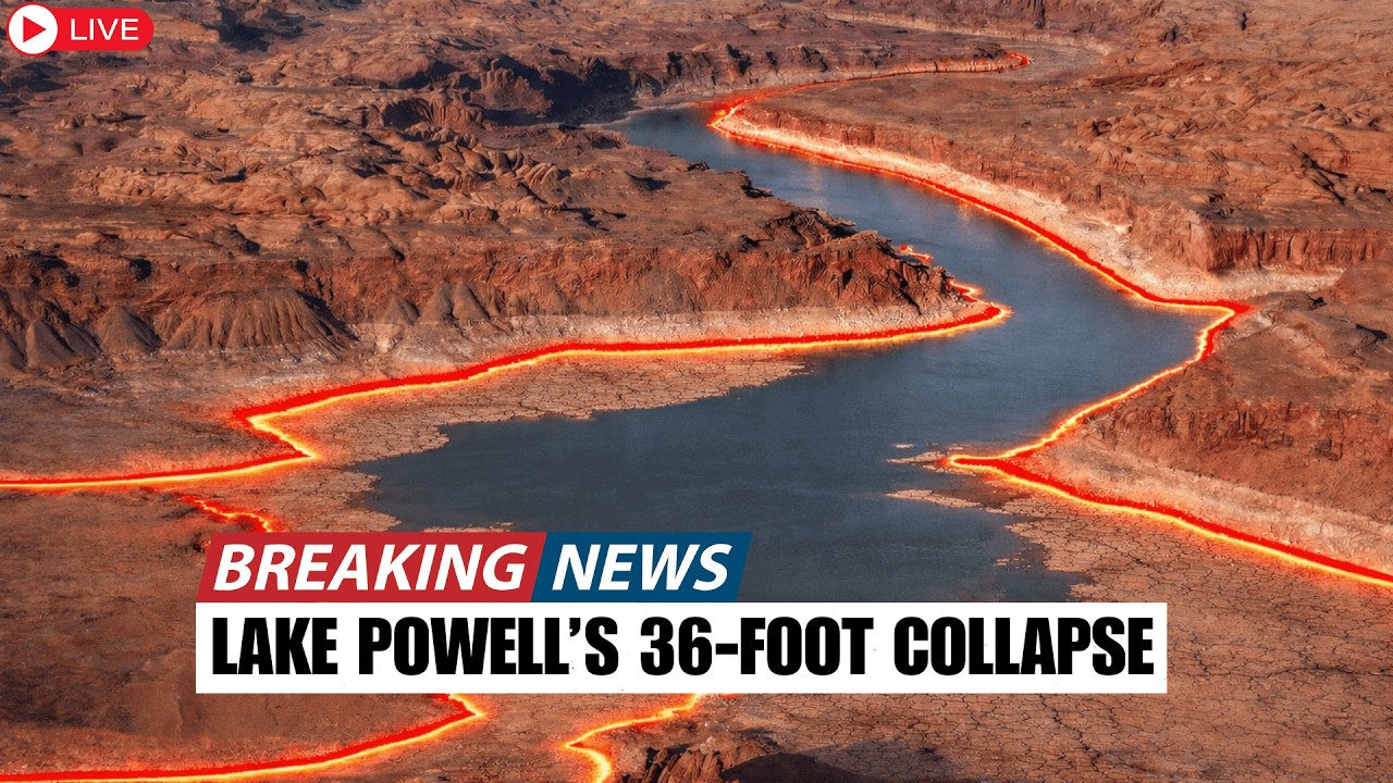 Lake Powell's CATASTROPHIC 36 Foot COLLAPSE -The Southwest’s Water System Is Failing