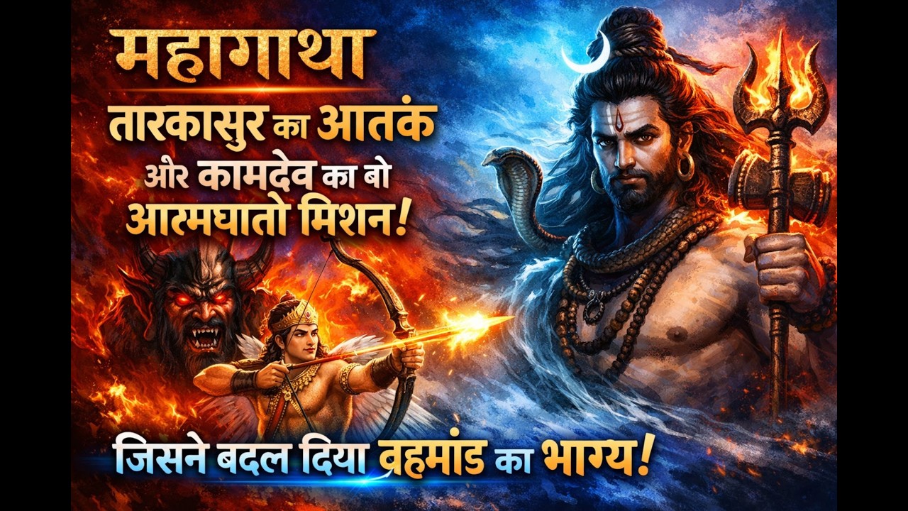 || महागाथा तारकासुर का आतंक और कामदेव का वो आत्मघाती मिशन, जिसने बदल दिया ब्रह्मांड का भाग्य || #ram
