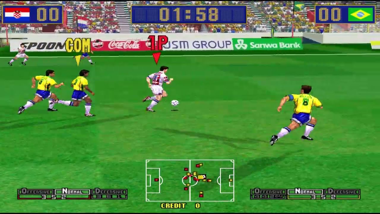 Virtua Striker 2 Version 99 - Croatia Full Playthrough