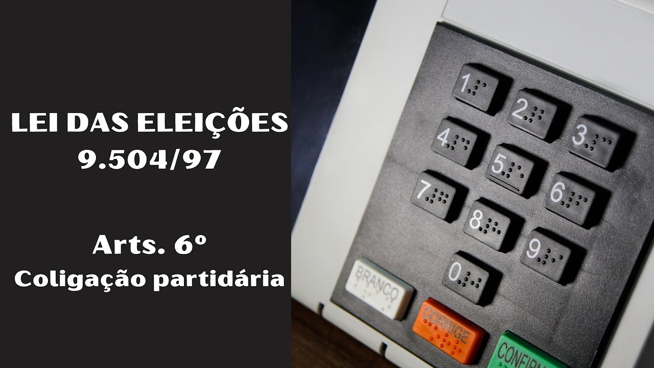 LEI DAS ELEIÇÕES COMENTADA - Art. 6º. Coligação partidária.